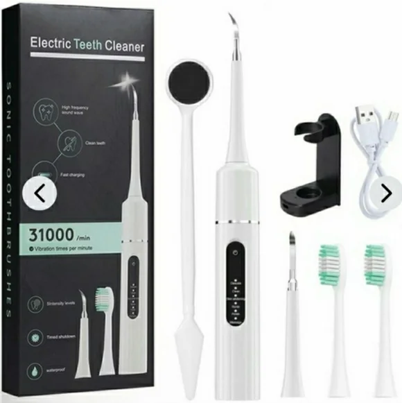 NIB! Electric Teeth Cleaner Sonic Toothbrush - White - Picture 7 of 8